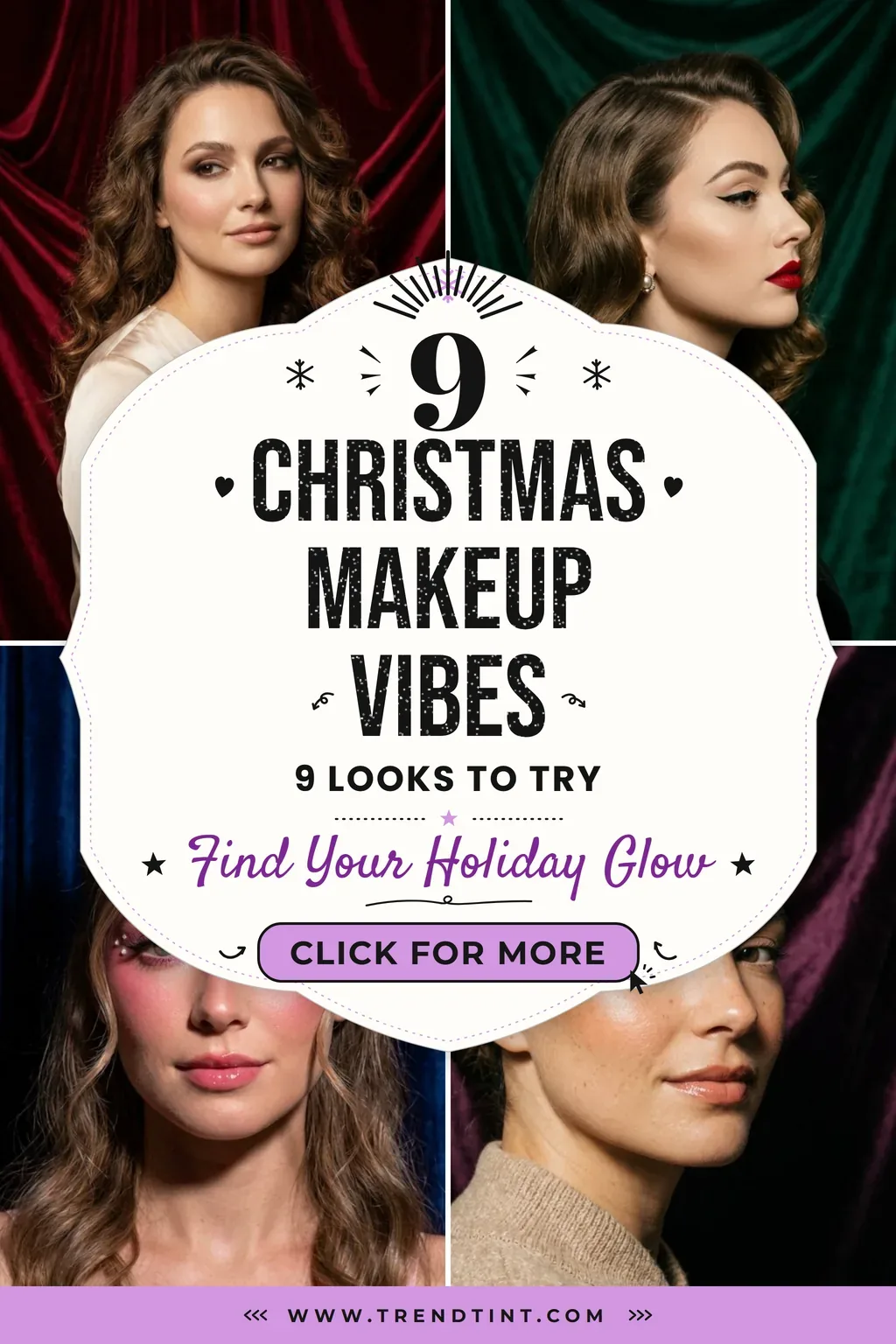 Find Your Christmas Makeup Aesthetic From 9 Vibes