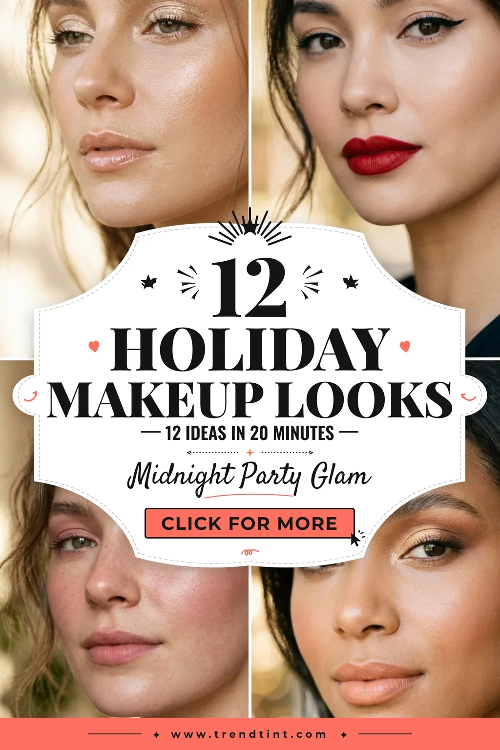 Midnight Lashes Holiday Makeup Looks With Bold Eyes
