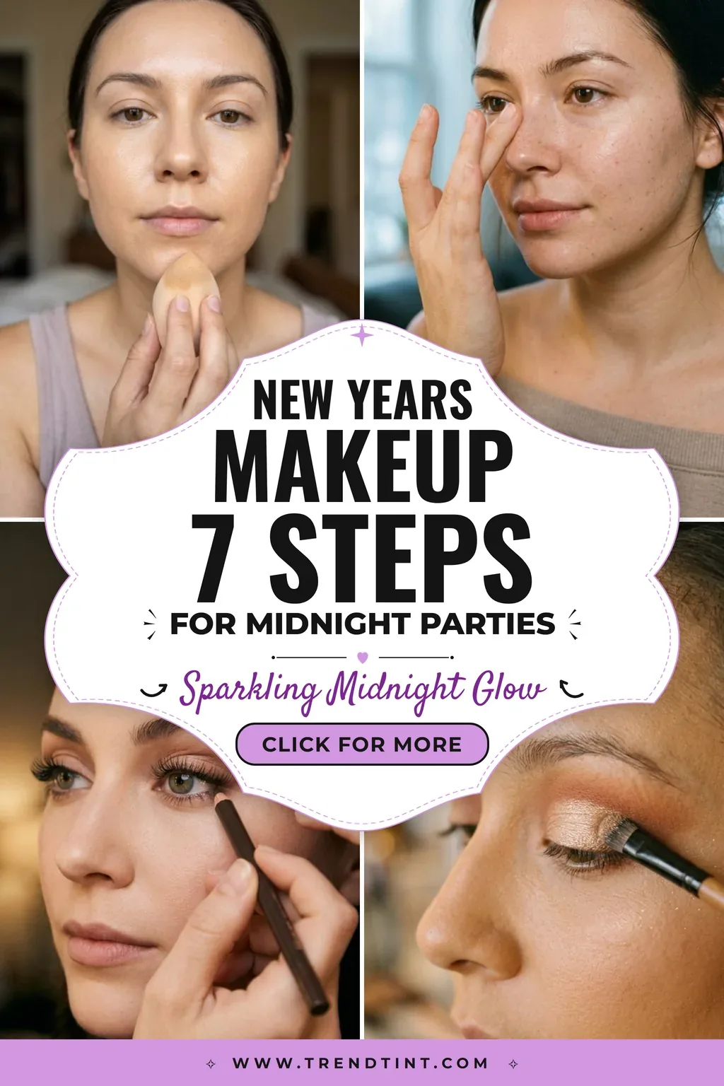Perfect 7-Step New Years Makeup Look for Midnight