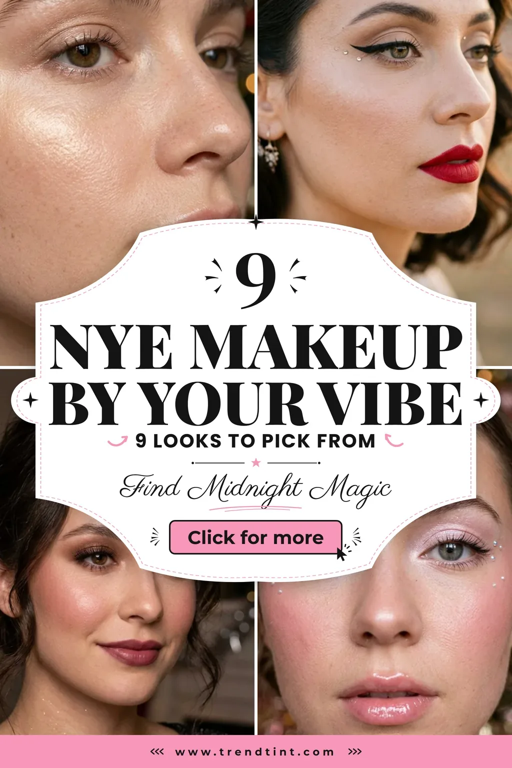 9 New Years Eve Makeup Looks Sorted by Your Party Vibe