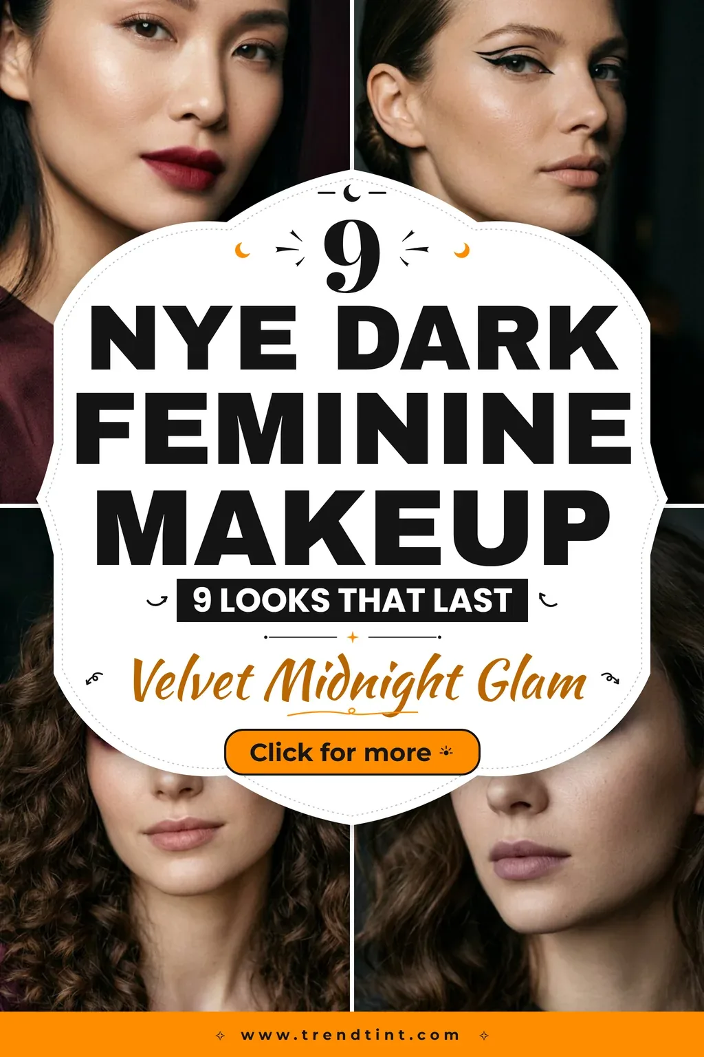 Nye Dark Feminine Makeup Ideas for After Midnight