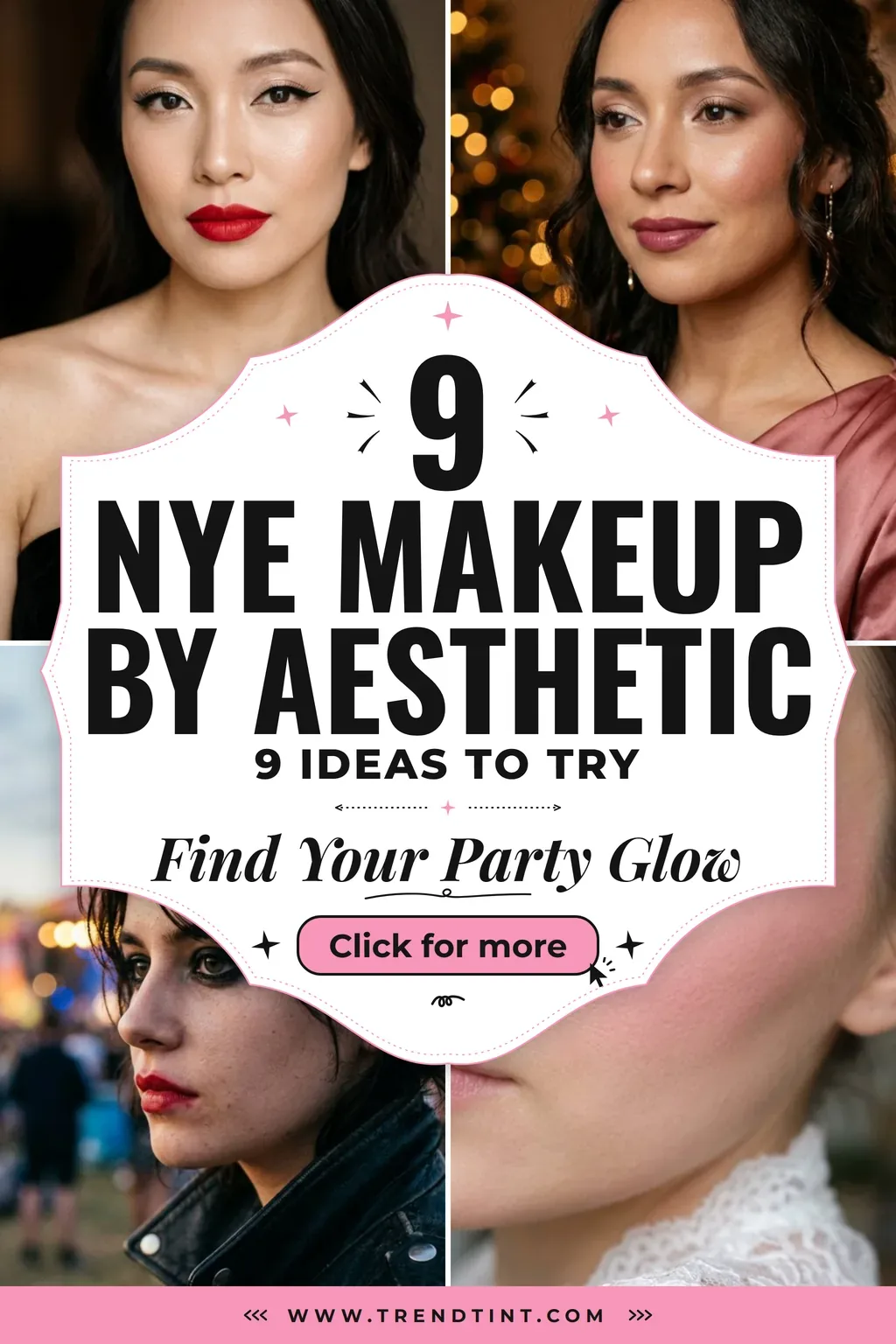 Nine NYE Makeup Ideas to Match Every Single Aesthetic
