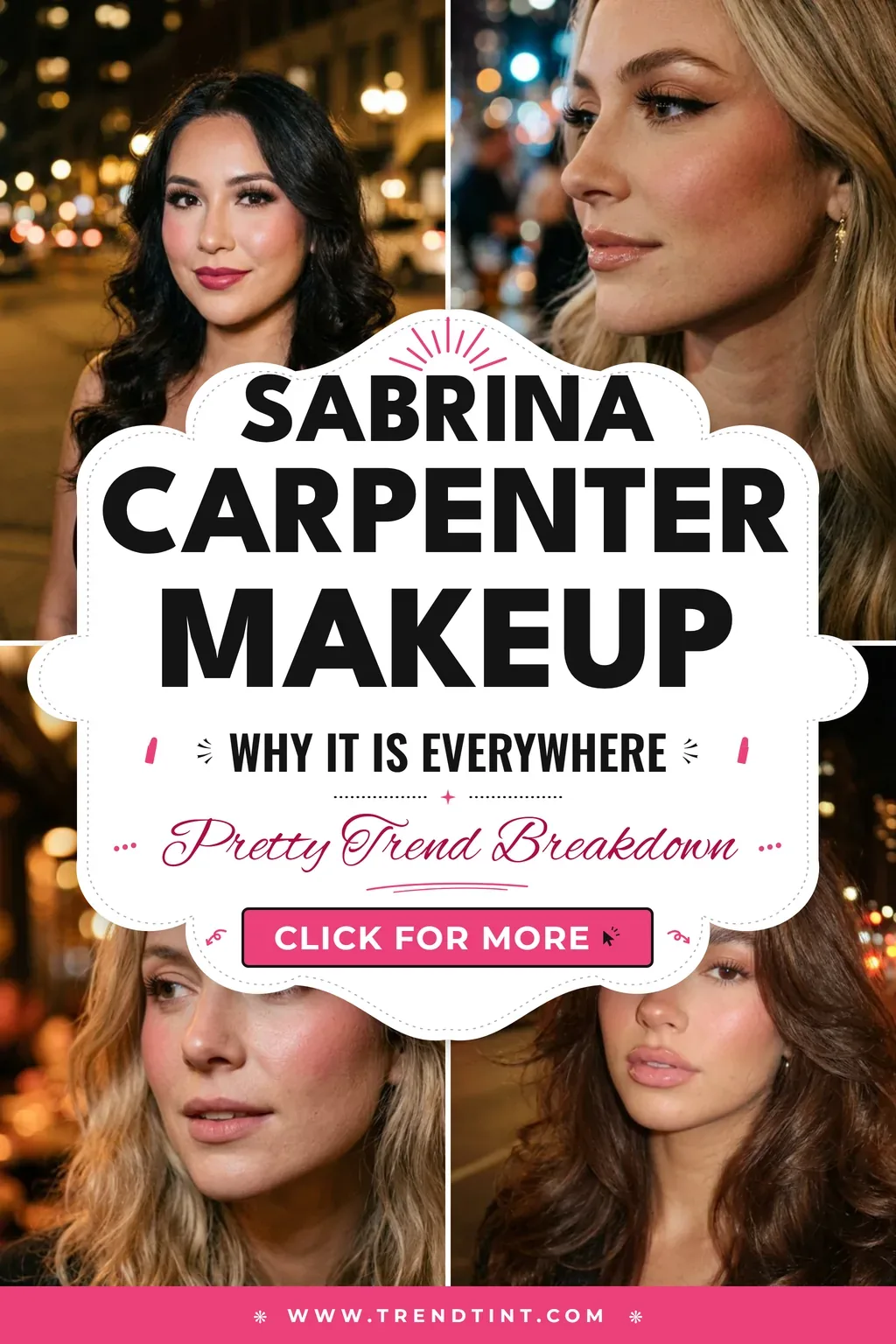 Sabrina Carpenter Makeup Breakdown From Start to Next